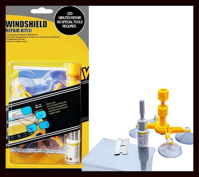 GoCLICK New_Quick and Easy Crack Repair Nano Fluid Glass Filler Windshield Repair Kit