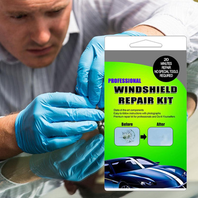 Autowindcrack Automotive Glass Repair Fluid Windshield Repair Kit