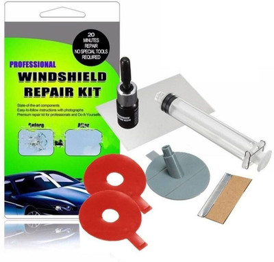 ClickCrack Car Glass Crack & Chip Filler DIY Auto Windshield Repair Kit -PACK 1 Windshield Repair Kit