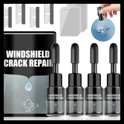 ElitePro elite_Car Glass Crack Repair Liquid, Windscreen Glass Crack Repairing Kit Windshield Repair Kit