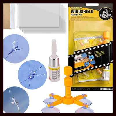 GoCLICK New_Car Windshield Crack Fix Repair Kit Windshield Repair Kit