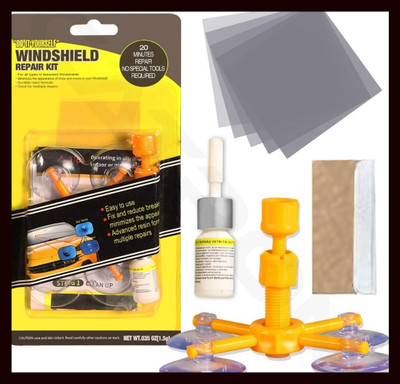 GoCLICK New_Windscreen Repair Kit, Car Crack Repair Kit with Durable Resin Windshield Repair Kit