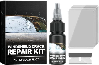 CAREWIND Upgrade Windshield Repair Kit for Chips and Cracks Windshield Repair Kit