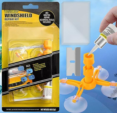 NABHODH Glass Repair Kit with Professional Car Windshield Repair Kit Chip Crack Windshield Repair Kit