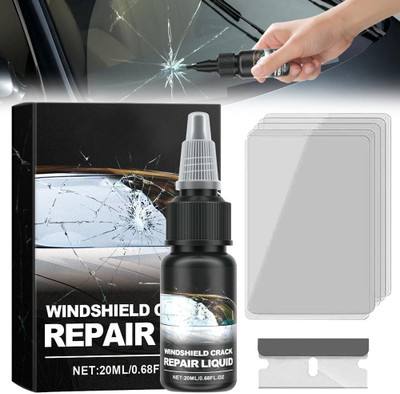 Glassfix Car Windscreen Repair Kit,Car Windshield Crack Scratch Resin Repair Tool Windshield Repair Kit