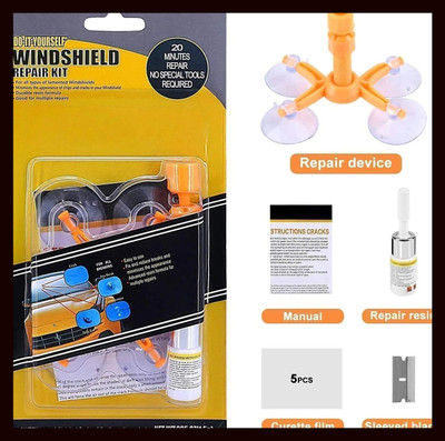 GoCLICK New_Glass Repair Kit Nano Repair Fluid Windshield Windshield Repair Kit