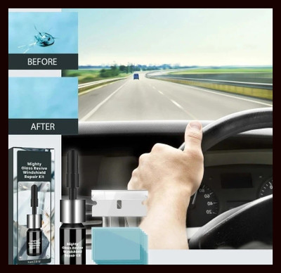 GlimpseX glim_Car Glass Repair Kit Repair Glass Cracked Repair Tool Windshield Repair Kit