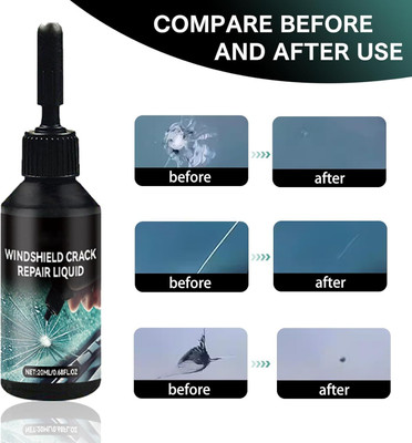 ClickCrack Car DIY Car Glass Restorer Windshield Scratch & Crack Repair Kit - 1PACK Windshield Repair Kit