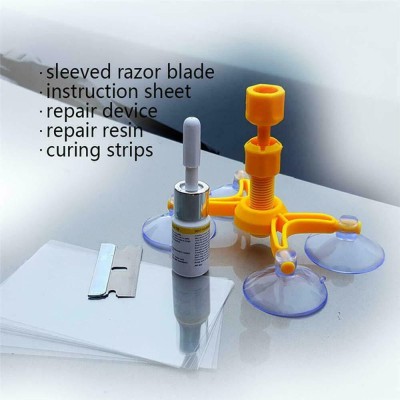 Chromoto Windscreen Glass Crack Repair DIY Chip Windshield Fix Resin Windshield Repair Kit