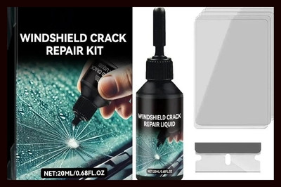ElitePro elite_Windshield Repair Kit for Chips and Cracks Upgraded Glass, Quick and Easy Windshield Repair Kit