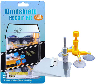 Chromoto Automotive Windshield Tool with Windshield Repair Resin Windshield Repair Kit