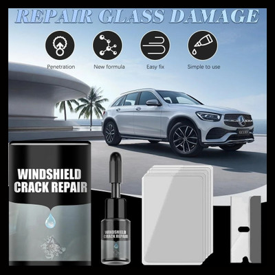 ElitePro elite_Car Glass Crack Fix Kit Windshield Repair Kit