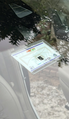 coverbell Removable Fastag card holder (Fastag Not Include) Windshield Wiper Puller