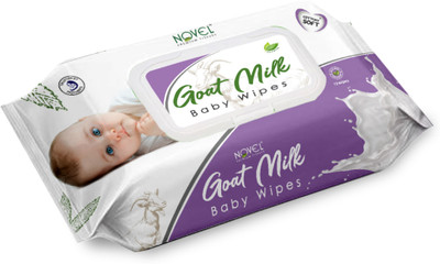 NOVEL Goat Milk Baby Wipes 72's Sheet(72 Wipes)
