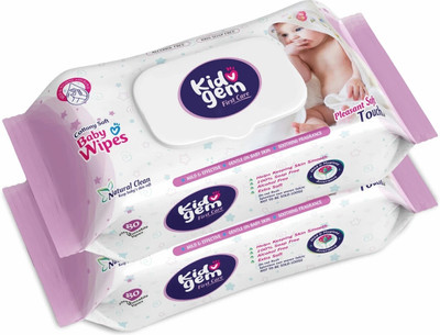 Kidogem Wet Wipes for Babies, Mild & Gentle | Prevents Rashes | Glycerin & Castor Oil(160 Wipes)