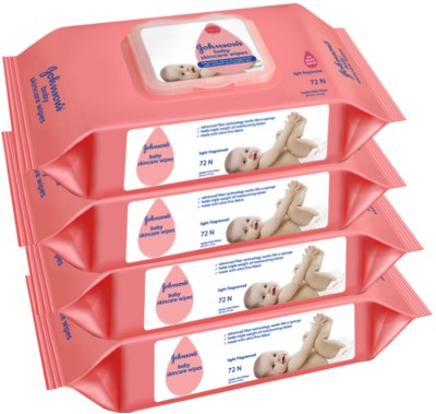 JOHNSON'S Baby Skincare Wipes | Cleans and protects for soft, smooth and healthy skin(288 Wipes)