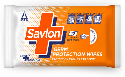 Savlon Germ Protection Wipes(10 Wipes)