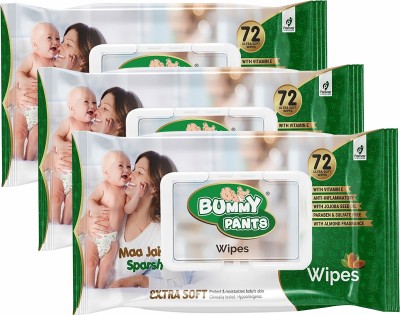 bummy pants Premium Fresh Baby Wipes for Baby(3 Wipes)