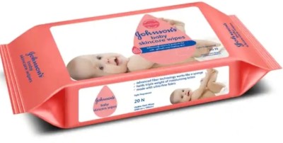 JOHNSON'S BABY Baby Skincare Cleansing Wipes (20 Baby Wipes) (20 Wipes)