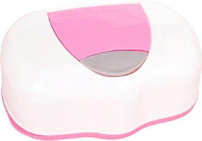 TINNY TOTS Wet Wipes Storage Box Plastic Refillable Container With 80 Wet Wipes