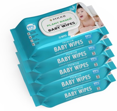 MKRB Soft Cleansing Baby Wet with Lid | Aloe vera(360 Wipes)