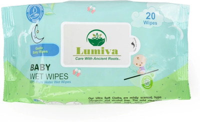 Lumiva Baby Wet Wipes - 20Wipes(20 Wipes)