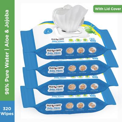 Miss & Chief by Flipkart Baby Wipes with Aloe Vera and Vitamin E