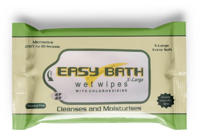 easy bath WET WIPES FOR ADULTS(10 Wipes)