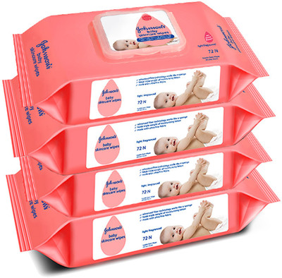 JOHNSON'S Wet Wipes | No Alcohol & Soap | 3x Moisturizing Lotion | Prevents Rash & Redness(288 Wipes)