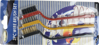 Quickoo Wire Brush Handle Scratch Brush(Pack of 3)