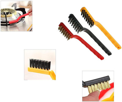 RBGIIT Wheel Tire Cleaning Mini Brush B24 10 ml Wheel Tire Cleaner(Pack of 3)