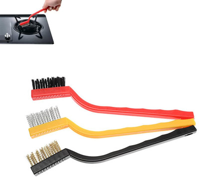 DREHOTRY Gas Brush Pack Of 3_PQ1 Handle Scratch Brush(Pack of 3)