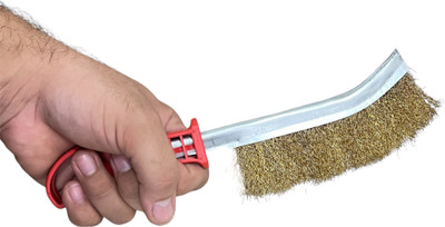 ADAWAT Heavy Duty 1pc Wire Hand Brush for Rust removing Handle Scratch Brush Handle Scratch Brush(Pack of 1)