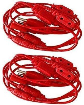 KriSo 10+1 Jointer Wire For Led/Rice Light Wire Connector(Red, Pack of 2)