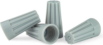 Synefra SY-WC-50 Twist-on connector Wire Connector(Grey, Pack of 50)