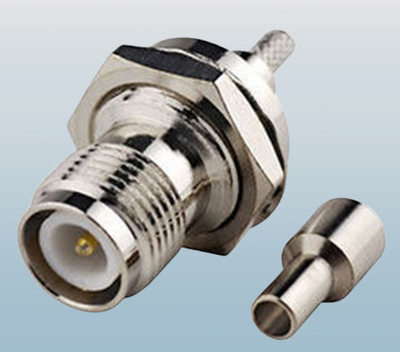 RFCONNECTORHOUSE TNC F BH 100 LMR CRIMP TNC CONNECTOR Wire Connector(Silver, Pack of 1)