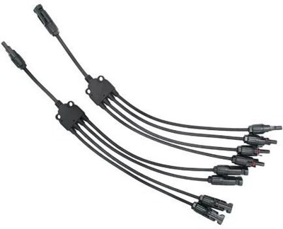 Diamond DPVY4 Y-4 MC4 Y BRANCH CONNECTOR Wire Connector(Black, Pack of 1)