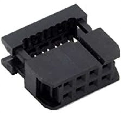 iBAT SOLUTIONS 6Pin , 6 Pin Straight Female IDC Socket Connector – 2.54mm (FRC Connector) SOCKET CONNECTOR Wire Connector(Black, Pack of 1)