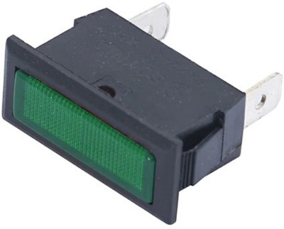 iBAT SOLUTIONS Rectangle Panel Indicator Light 240V AC 6A Panel Indicator Lights Wire Connector(Red, Green, Pack of 1)