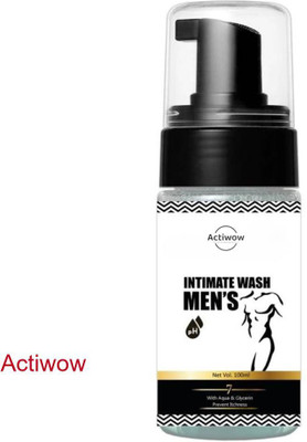 ACTIWOW Intimate Men Wash for Whitening & Rejuvenated Skin A01 Intimate Wash(100 ml, Pack of 1)