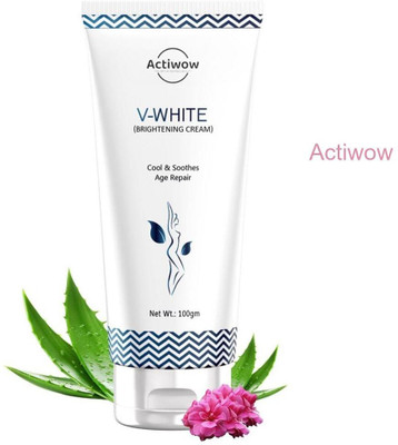 ACTIWOW V-White Natural Intimate Area Lightening Cream Intimate Cream(100 g, Pack of 1)