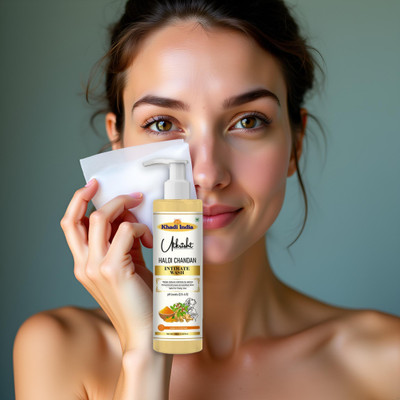 Utkrisht Natural Wash With Haldi and Chandan to Maintain pH Balance Intimate Wash(100 ml)