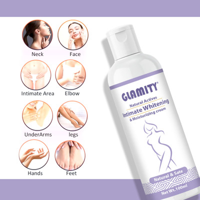 GLAMITY Intimate Cream ladies private part witening cream Intimate Croo Intimate Cream(100 ml, Pack of 1)