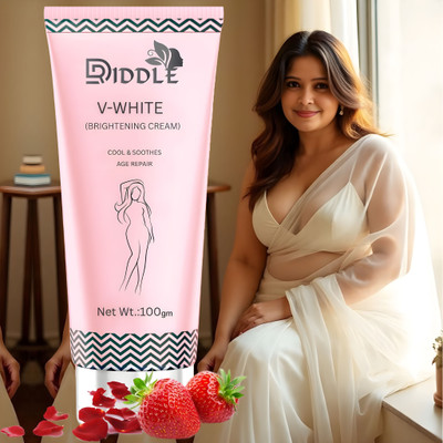DRIDDLE V White Intimate Area Whitening Cream skin lightening cream Intimate Cream(100 g, Pack of 1)