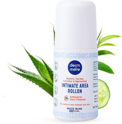 Derm & more Intimate Area Rollon for Men Intimate Moisturizer(50 ml, Pack of 1)