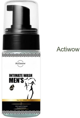 ACTIWOW Intimate Men Wash for Skin Hydration & Lightening A01 Intimate Wash(100 ml, Pack of 1)