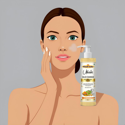 Utkrisht Daily Use Haldi Chandan Wash With Anti-Itch Herbal Support Intimate Wash(100 ml)