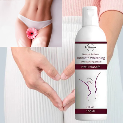 ACTIWOW Intimate Whitening Cream,Underarm Bikini, Neck, Intimate Private Part Hand & Ljj Intimate Cream(100 ml)