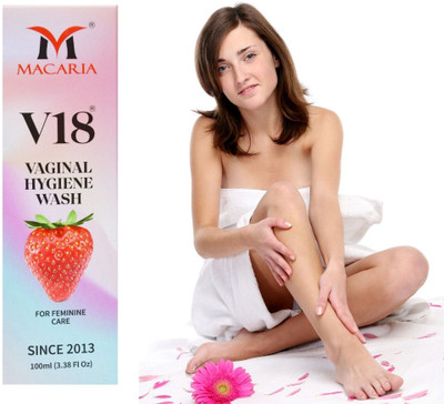 MACARIA V18 V part Refresh Vaginal Hygiene Wash Intimate Wash(100 ml, Pack of 1)
