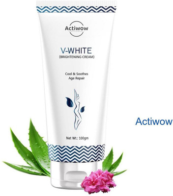 ACTIWOW V-White Fresh Glow Skin Brightening Cream A01 Intimate Cream(100 g, Pack of 1)